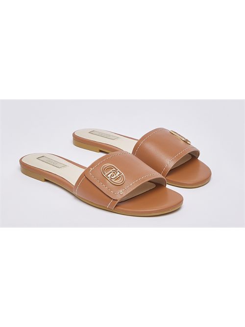 Ciabatta flat in pelle Slipper Sandy Liu Jo LIU JO | SA6127-P0102-S3804